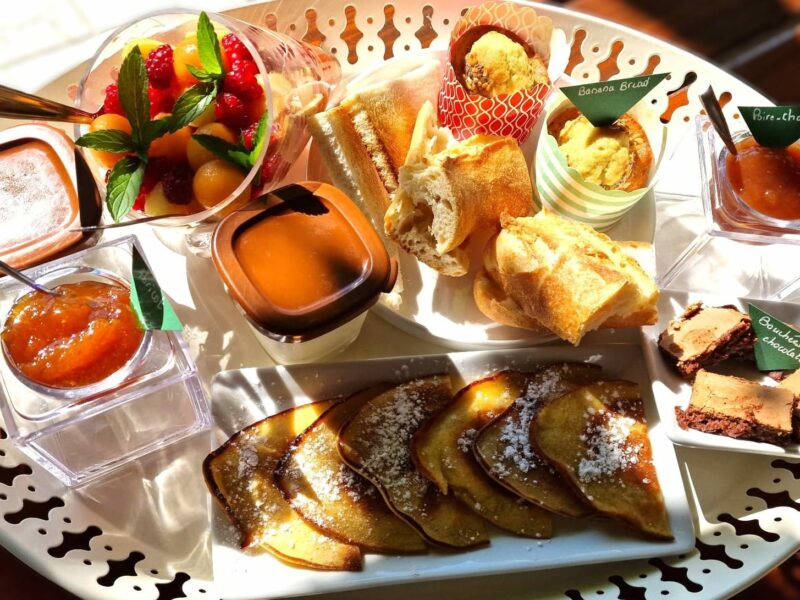 Brunch Home made Les pieds en eventail