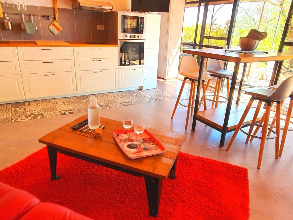 Espace de vie lumineux Gîte "Bon pied bon œil"